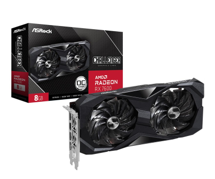 Karta graficzna AMD ASRock Radeon RX 7600 Challenger OC 8GB GDDR6